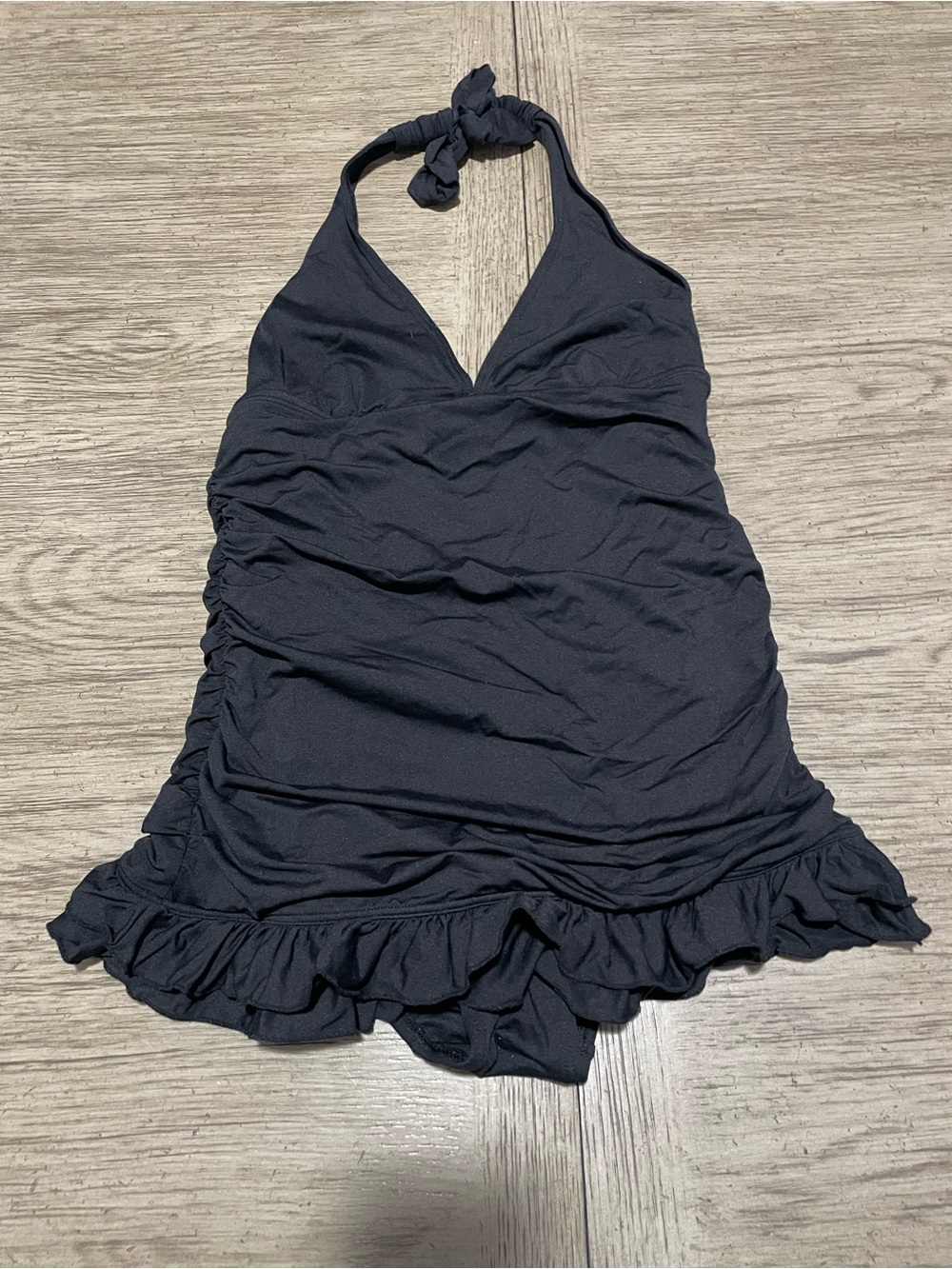 One piece black swimsuit